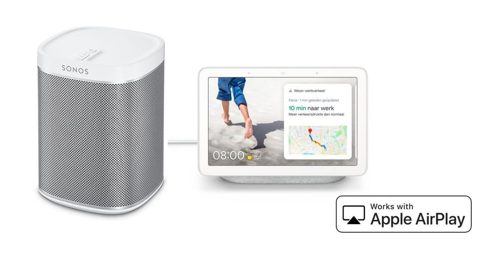 AirPlay op oude Sonos speakers en Chromecasts met AirConnect