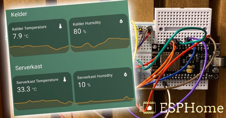 A house full of sensors with ESPHome